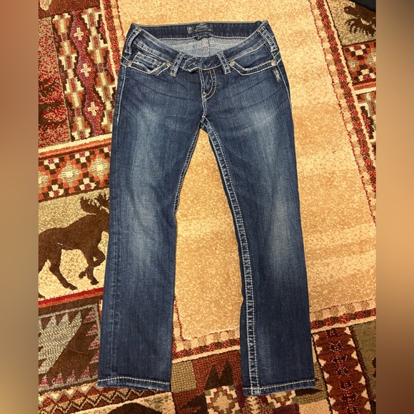 Silver Jeans Women's Tuesday Capri Leg Denim - Picture 1 of 5